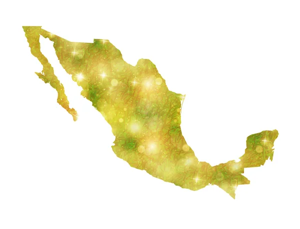 Country map　Mexico — Stock vektor